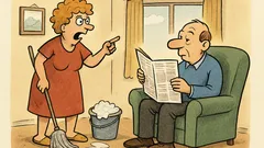 Dowcip: Uważasz mnie za służącą czy co?!