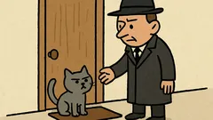 Dowcip: Stirlitz otwiera drzwi, a tam kotek