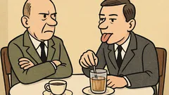 Dowcip: Mueller zaprasza Stirlitza na herbatę